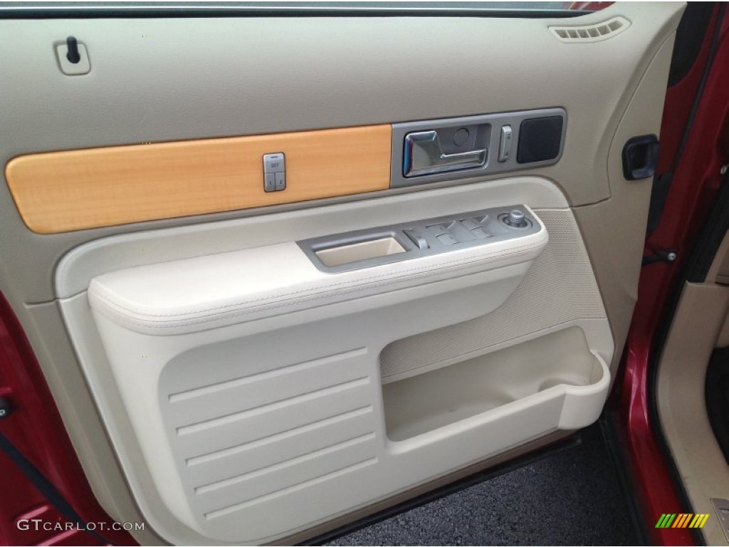 2007 MKX  - Vivid Red Metallic / Medium Camel photo #12