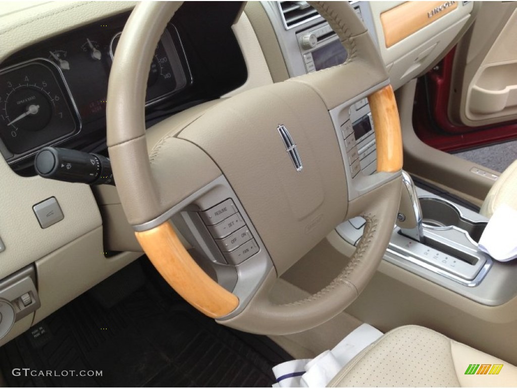 2007 MKX  - Vivid Red Metallic / Medium Camel photo #22