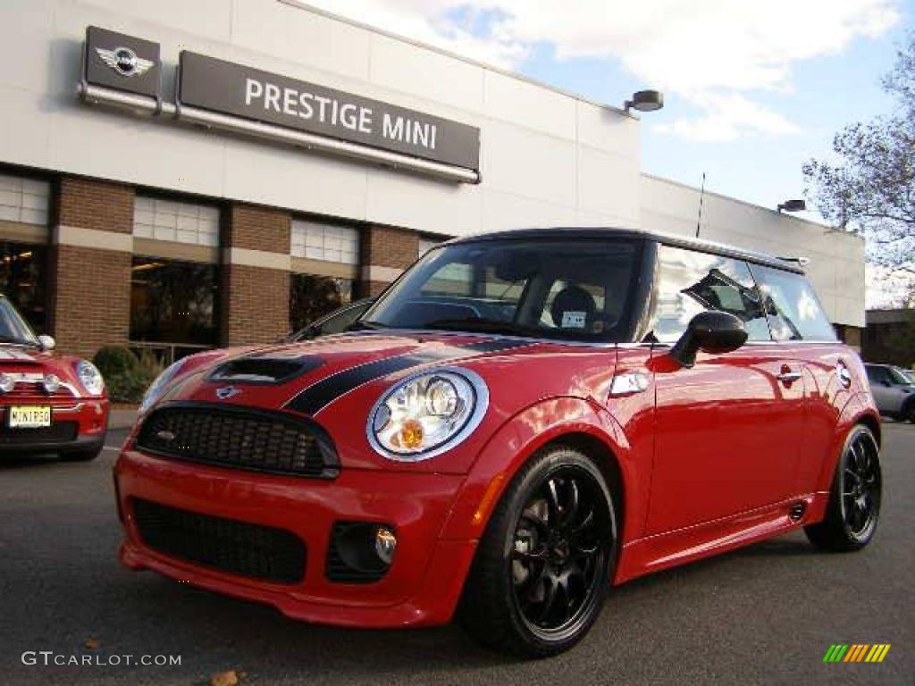 2007 Cooper S John Cooper Works Hardtop - Chili Red / Punch Carbon Black photo #1