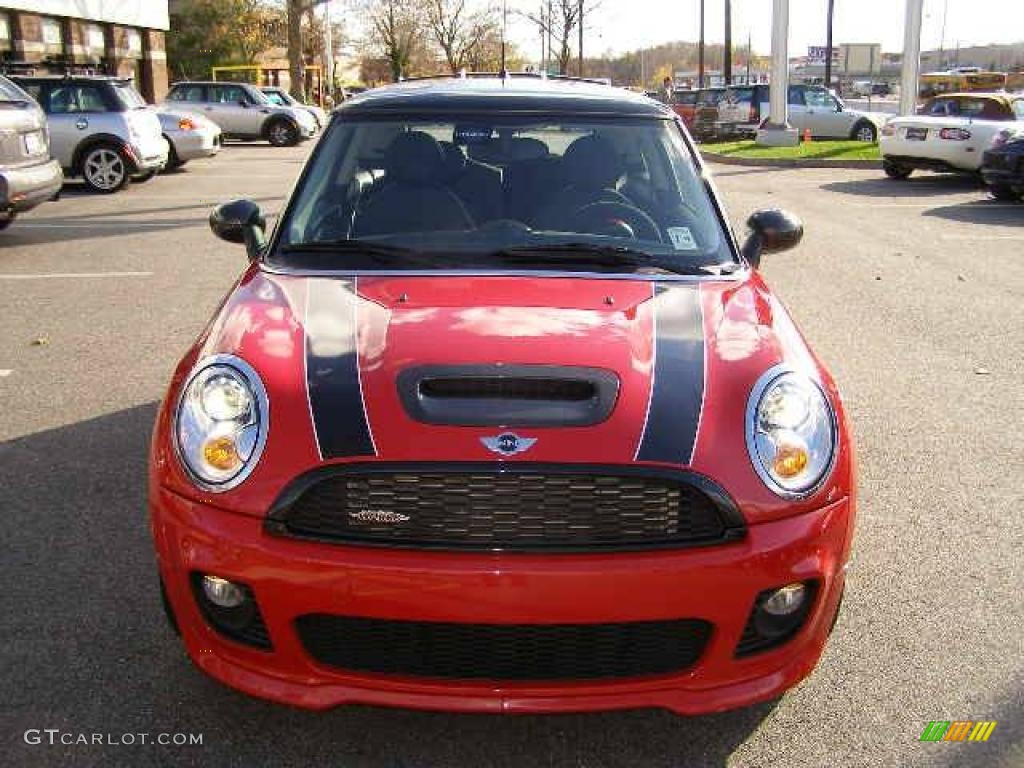 2007 Cooper S John Cooper Works Hardtop - Chili Red / Punch Carbon Black photo #2