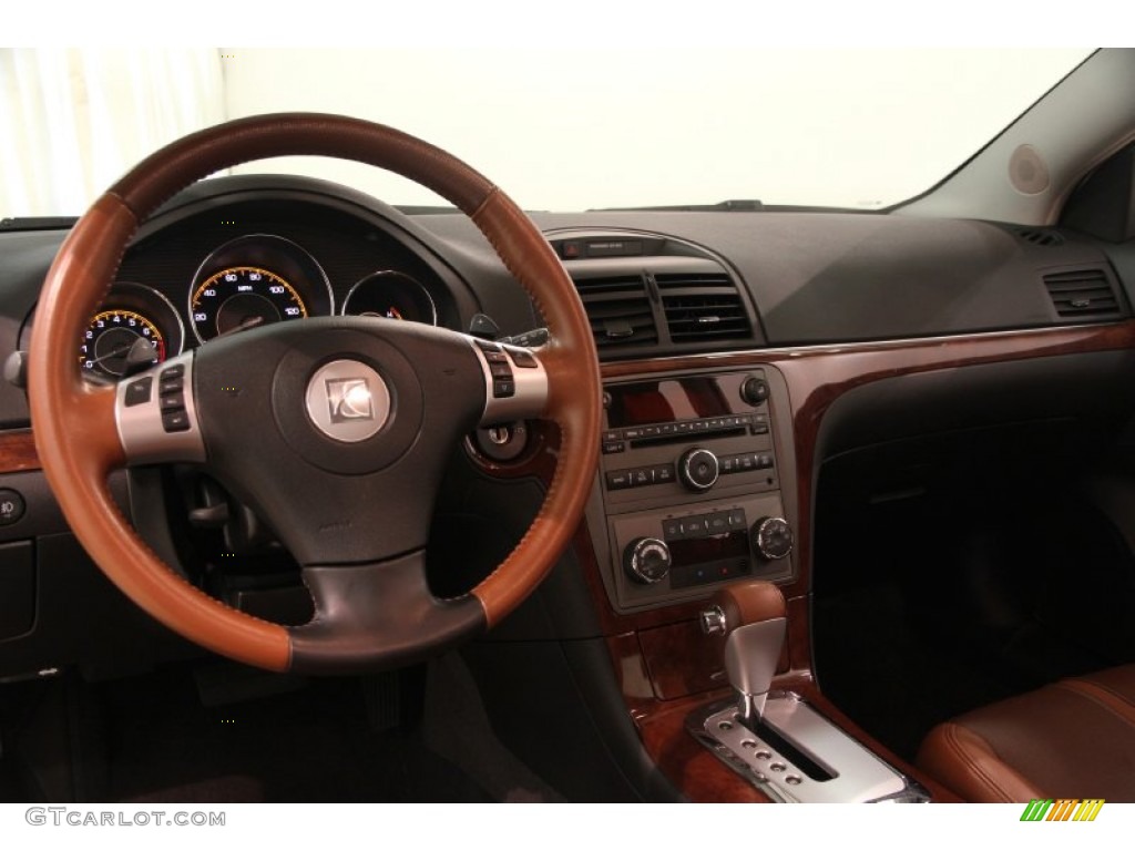 2008 Saturn Aura XR Morocco Brown Dashboard Photo #83608002