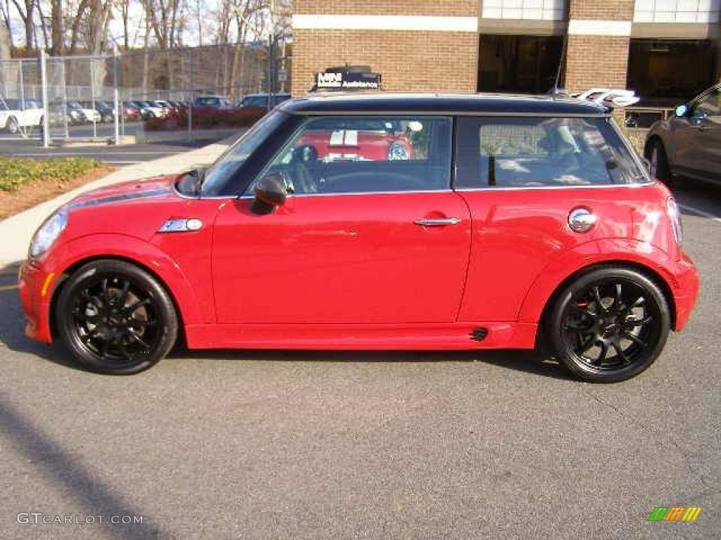 2007 Cooper S John Cooper Works Hardtop - Chili Red / Punch Carbon Black photo #4