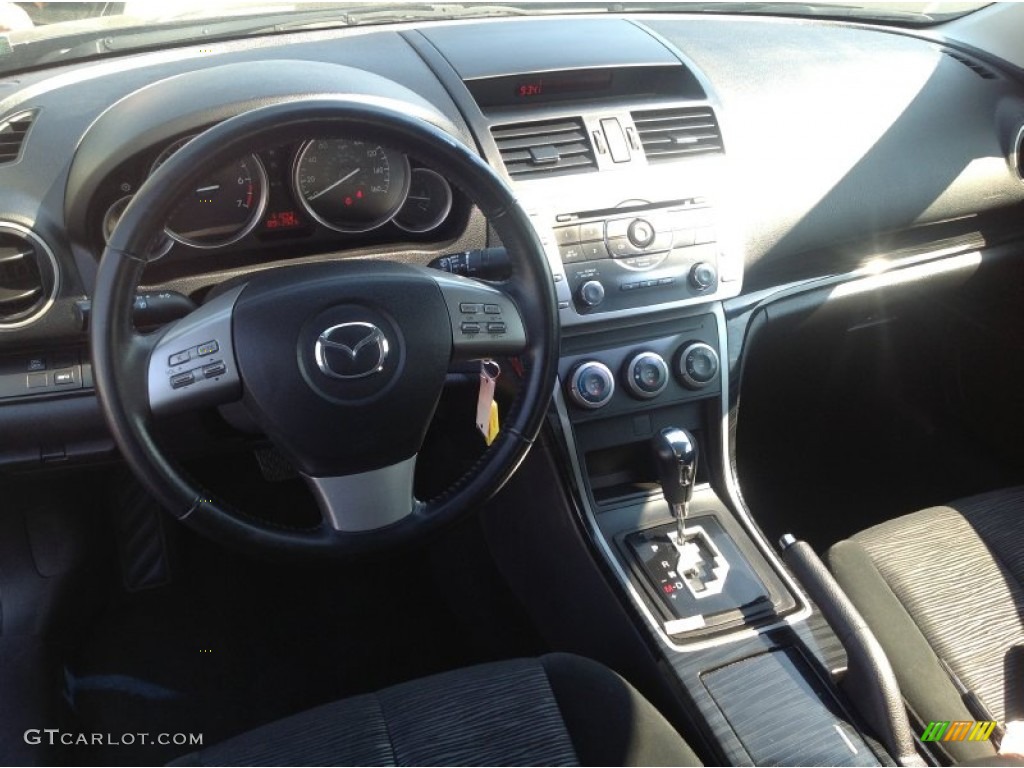 2010 MAZDA6 i Touring Sedan - Black Cherry Metallic / Black photo #12