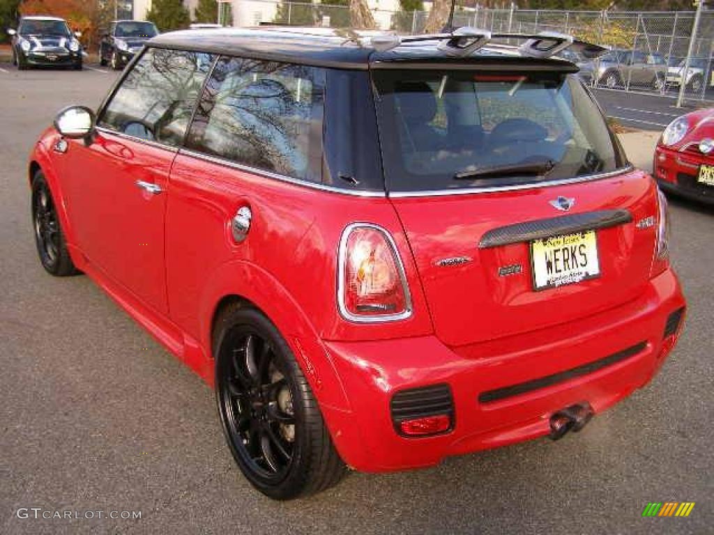 2007 Cooper S John Cooper Works Hardtop - Chili Red / Punch Carbon Black photo #8