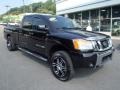 2008 Galaxy Black Nissan Titan SE Crew Cab 4x4  photo #2