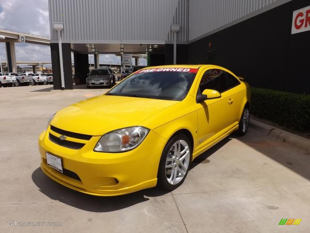 2008 Cobalt SS Coupe - Rally Yellow / Ebony photo #2