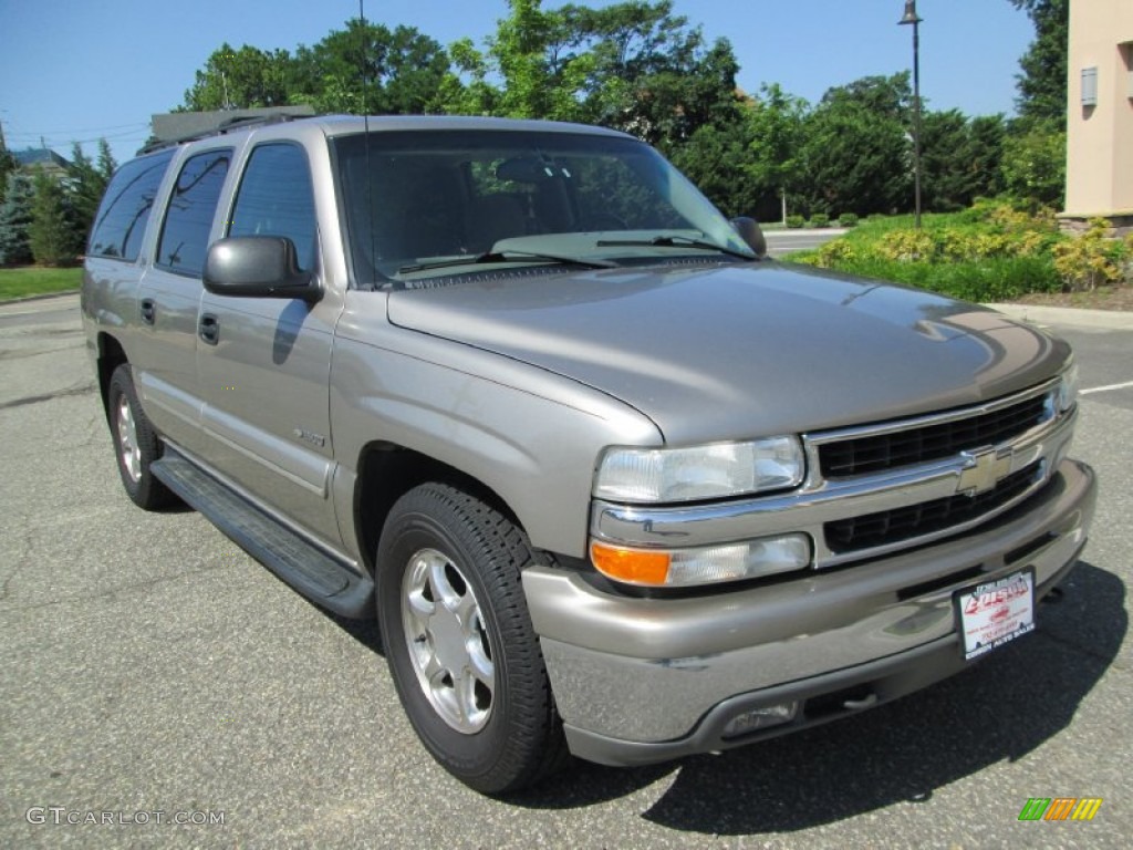 2000 Suburban 1500 LS 4x4 - Light Pewter Metallic / Medium Gray photo #11