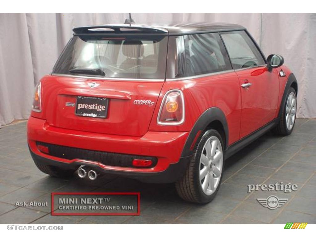 2007 Cooper S Hardtop - Chili Red / Lounge Carbon Black photo #5