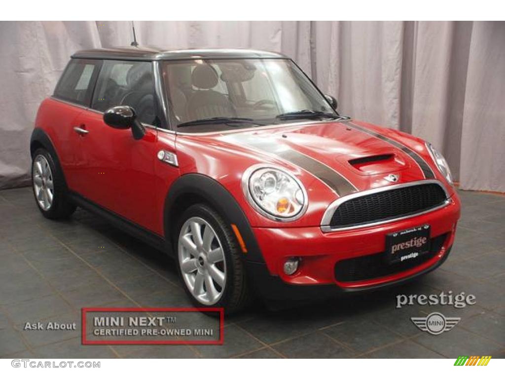 2007 Cooper S Hardtop - Chili Red / Lounge Carbon Black photo #7