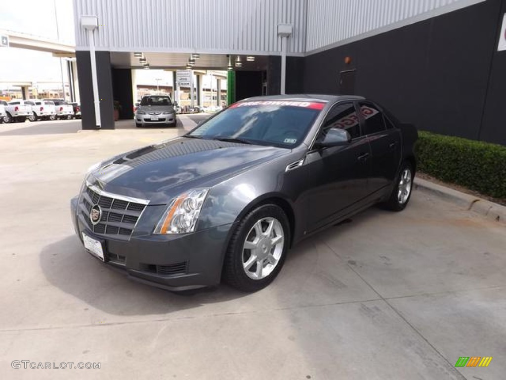 2008 CTS Sedan - Thunder Gray Chromaflair / Cashmere/Cocoa photo #2