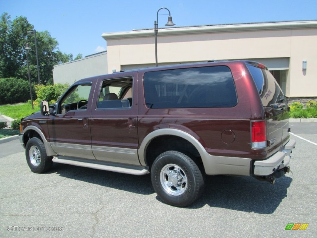 2001 Excursion Limited 4x4 - Chestnut Metallic / Medium Parchment photo #4