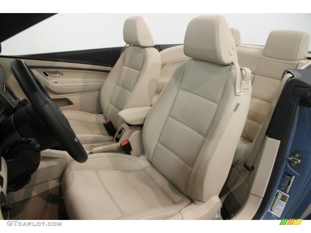 Cornsilk Beige Interior 2010 Volkswagen Eos Komfort Photo #83610873