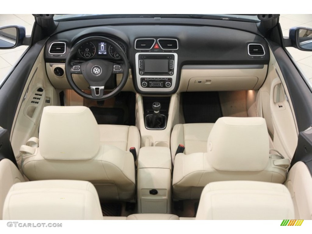 2010 Volkswagen Eos Komfort Cornsilk Beige Dashboard Photo #83611164