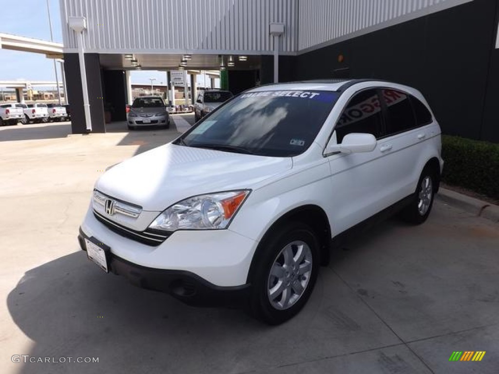 2009 CR-V EX-L - Taffeta White / Gray photo #2