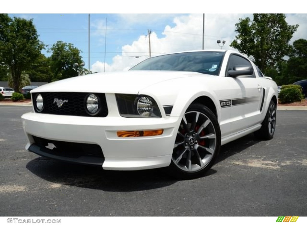 2007 Mustang GT/CS California Special Coupe - Performance White / Black/Dove Accent photo #1