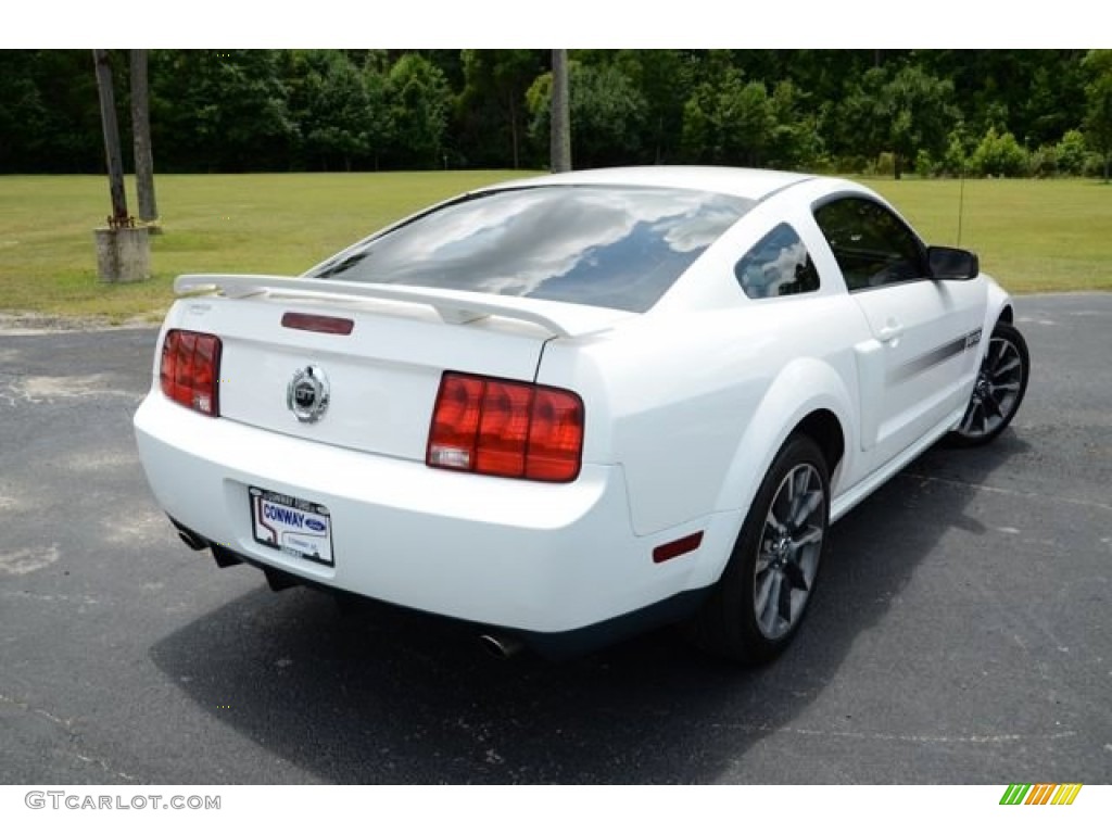 2007 Mustang GT/CS California Special Coupe - Performance White / Black/Dove Accent photo #5