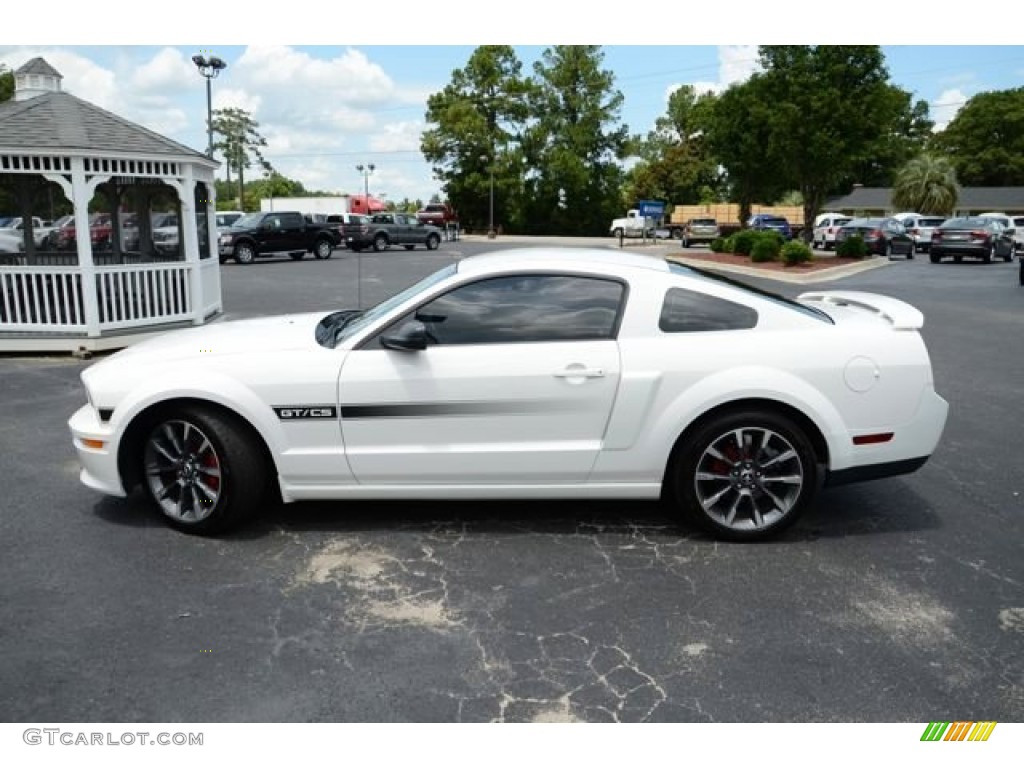 2007 Mustang GT/CS California Special Coupe - Performance White / Black/Dove Accent photo #8