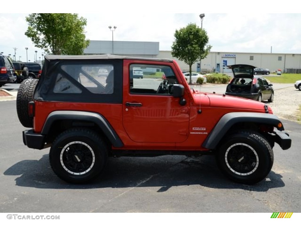 2011 Wrangler Sport 4x4 - Bright White / Black photo #4