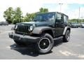 2011 Natural Green Pearl Jeep Wrangler Sport 4x4  photo #1