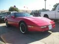 1989 Bright Red Chevrolet Corvette Coupe  photo #1