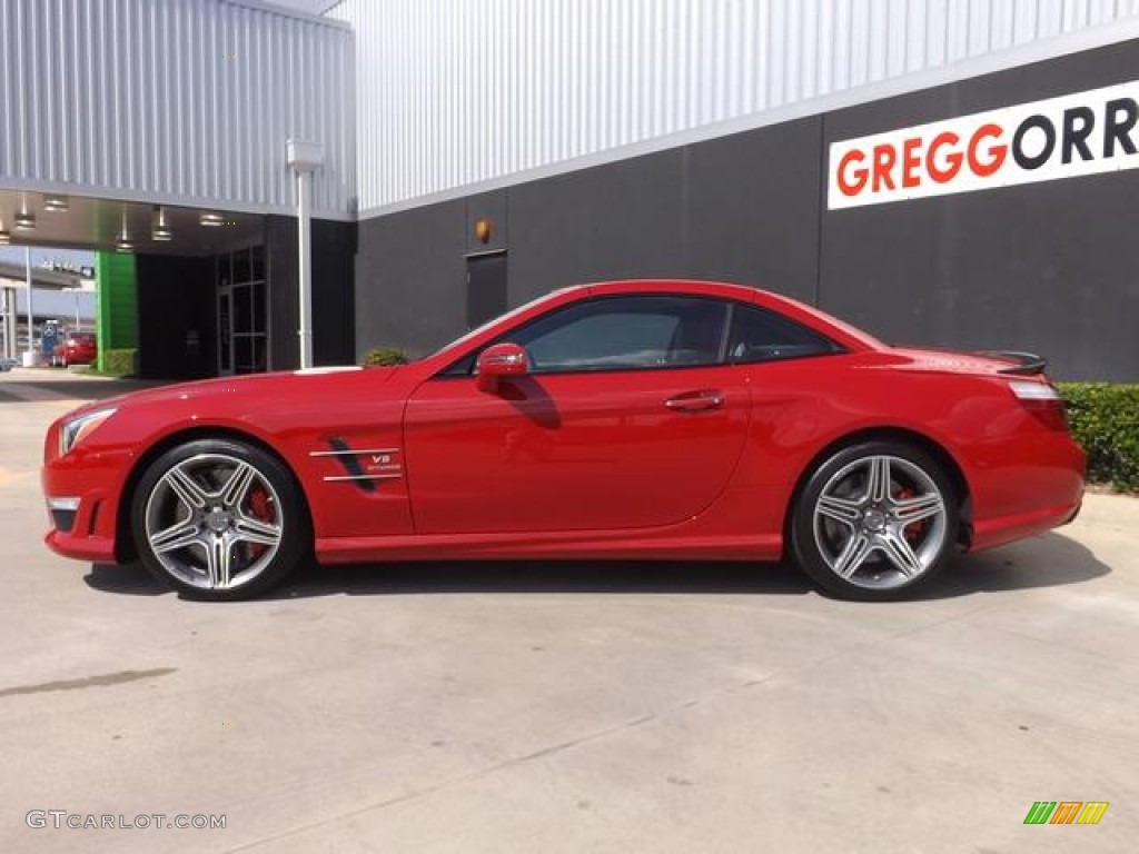 2013 SL 63 AMG Roadster - Mars Red / AMG Red/Black photo #11