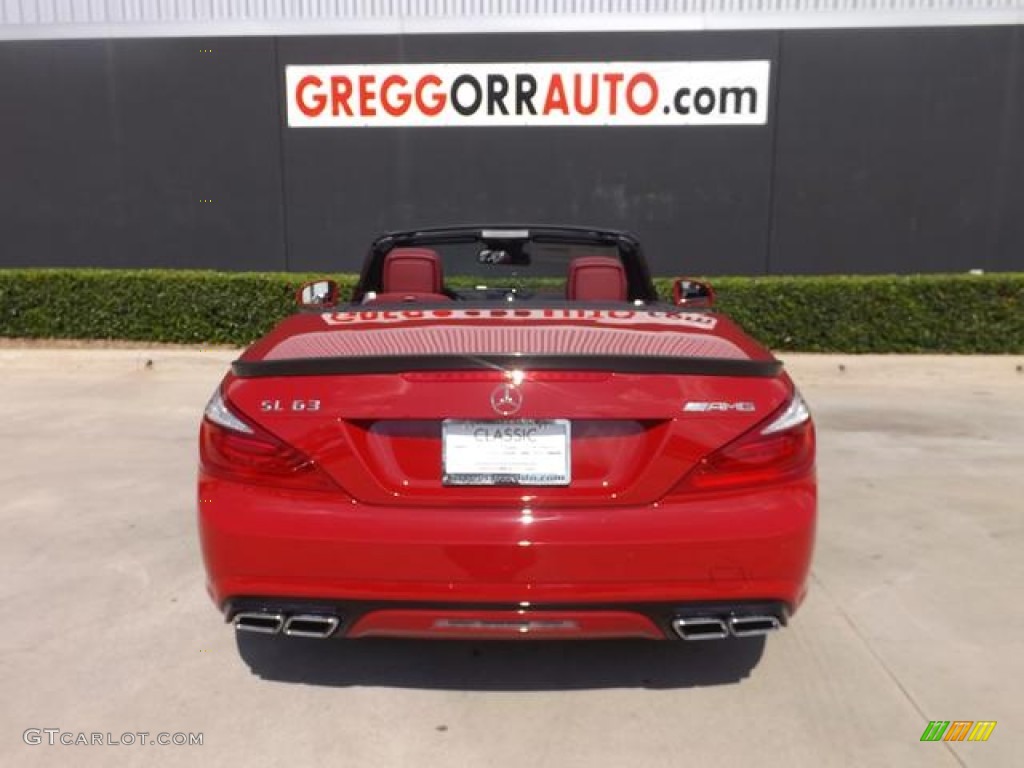 2013 SL 63 AMG Roadster - Mars Red / AMG Red/Black photo #15