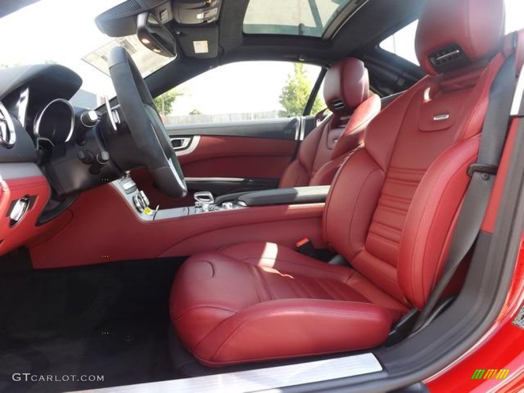 AMG Red/Black Interior 2013 Mercedes-Benz SL 63 AMG Roadster Photo #83614275
