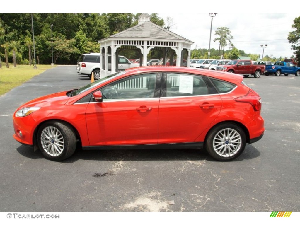 Race Red 2012 Ford Focus SEL 5-Door Exterior Photo #83614569