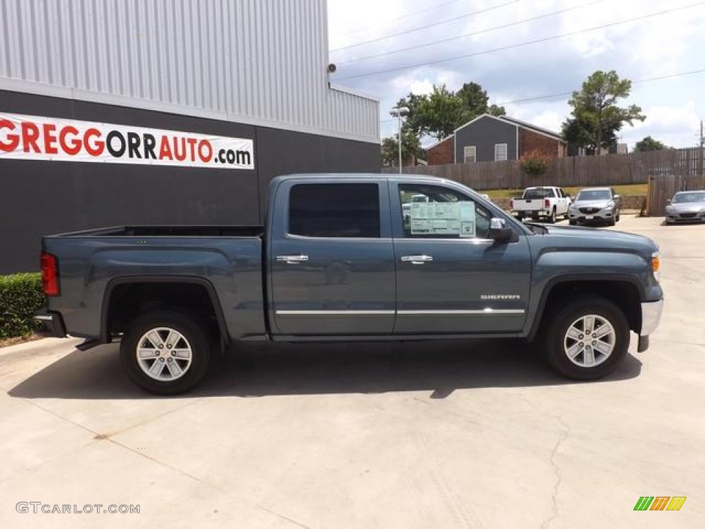 2014 Sierra 1500 SLE Crew Cab - Stealth Gray Metallic / Jet Black photo #5