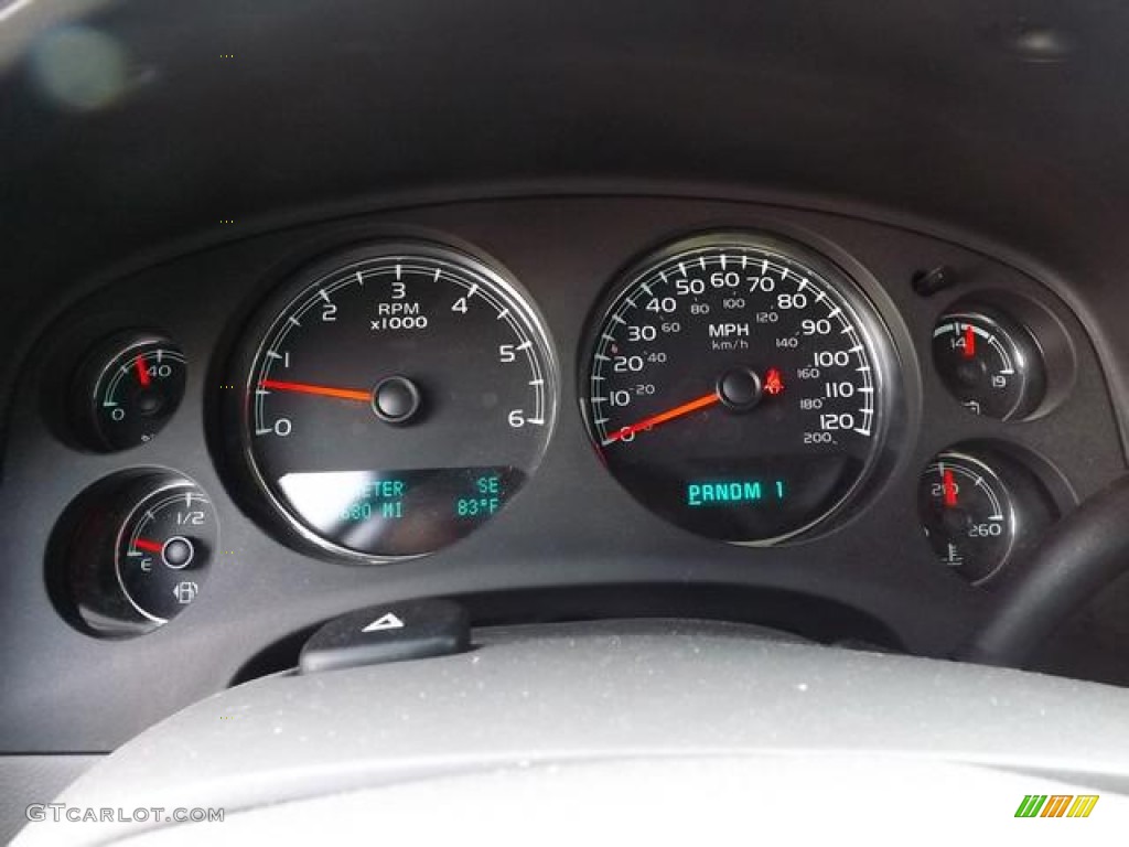 2013 GMC Sierra 2500HD SLT Crew Cab 4x4 Gauges Photo #83616366