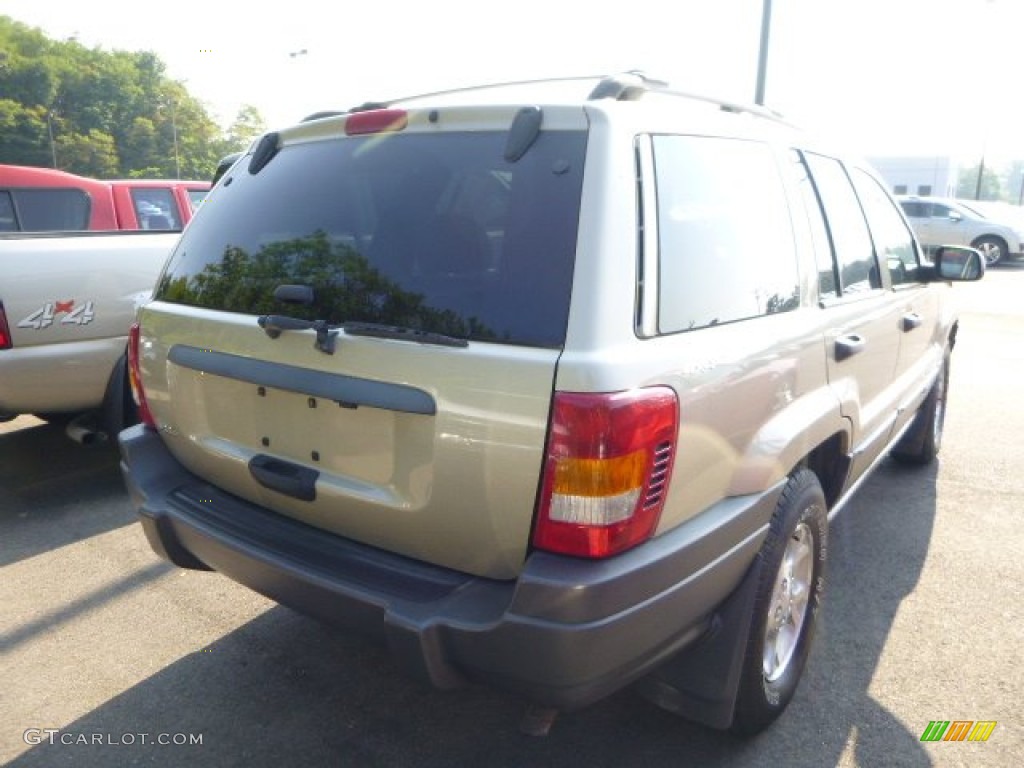 2001 Grand Cherokee Laredo 4x4 - Champagne Pearl / Sandstone photo #2