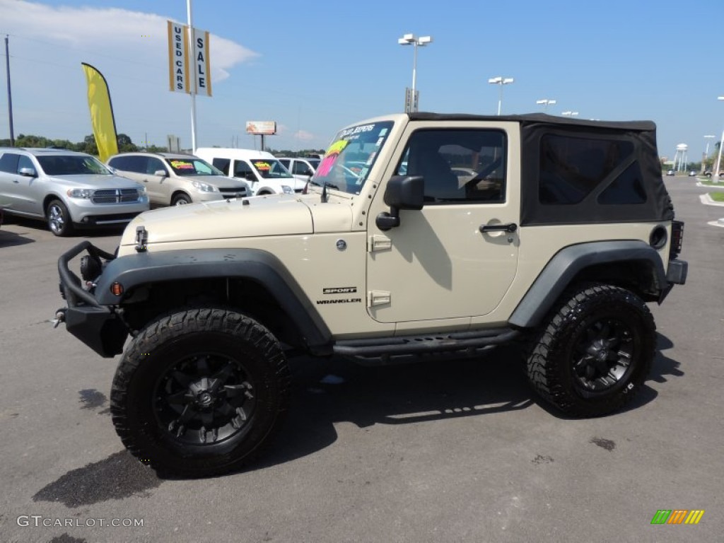 2011 Wrangler Sport 4x4 - Sahara Tan / Black photo #5