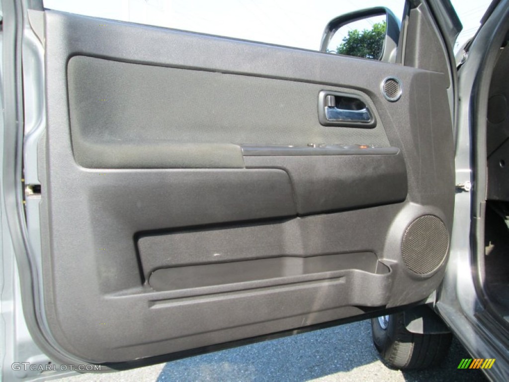 2009 Canyon SLE Crew Cab 4x4 - Dark Steel Gray Metallic / Ebony photo #12