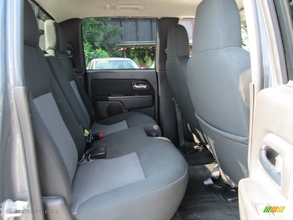 2009 Canyon SLE Crew Cab 4x4 - Dark Steel Gray Metallic / Ebony photo #18