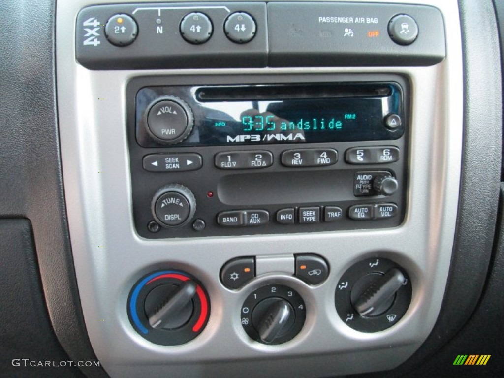 2009 Canyon SLE Crew Cab 4x4 - Dark Steel Gray Metallic / Ebony photo #24