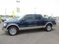 2009 Dark Blue Pearl Metallic Ford F150 Lariat SuperCrew  photo #5