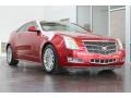 2012 Crystal Red Tintcoat Cadillac CTS Coupe  photo #2