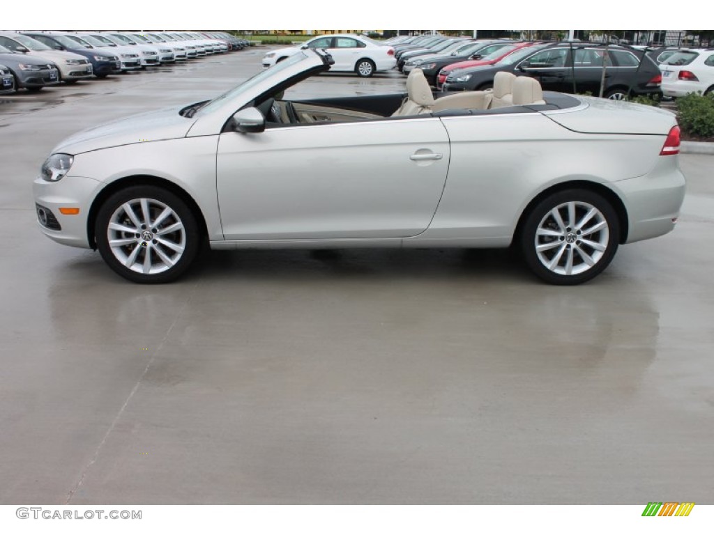 2012 Eos Komfort - Silver Leaf Metallic / Cornsilk Beige photo #5