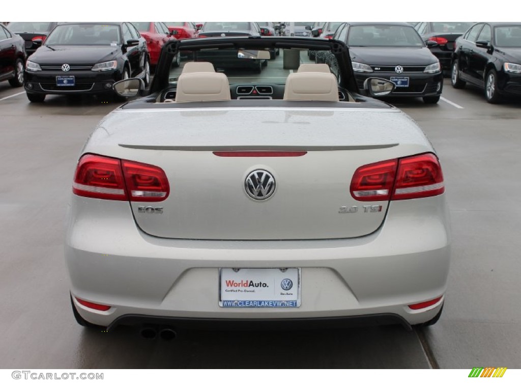2012 Eos Komfort - Silver Leaf Metallic / Cornsilk Beige photo #8