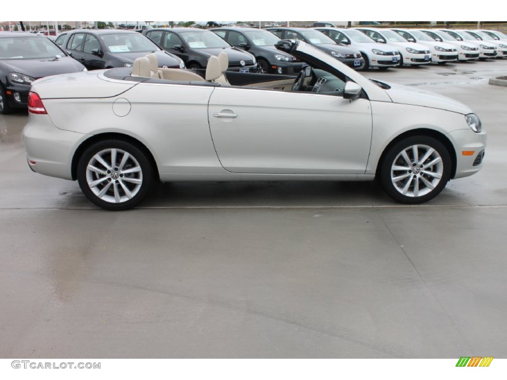 2012 Eos Komfort - Silver Leaf Metallic / Cornsilk Beige photo #11