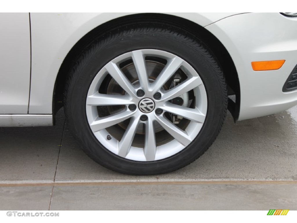 2012 Eos Komfort - Silver Leaf Metallic / Cornsilk Beige photo #12