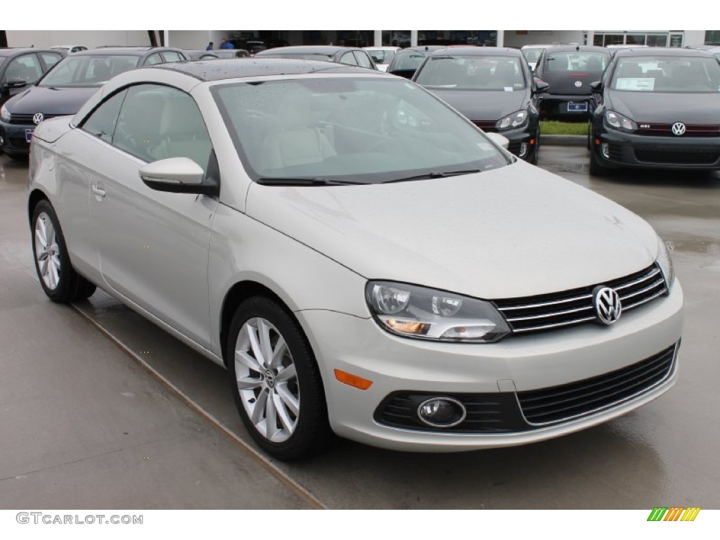 2012 Eos Komfort - Silver Leaf Metallic / Cornsilk Beige photo #13