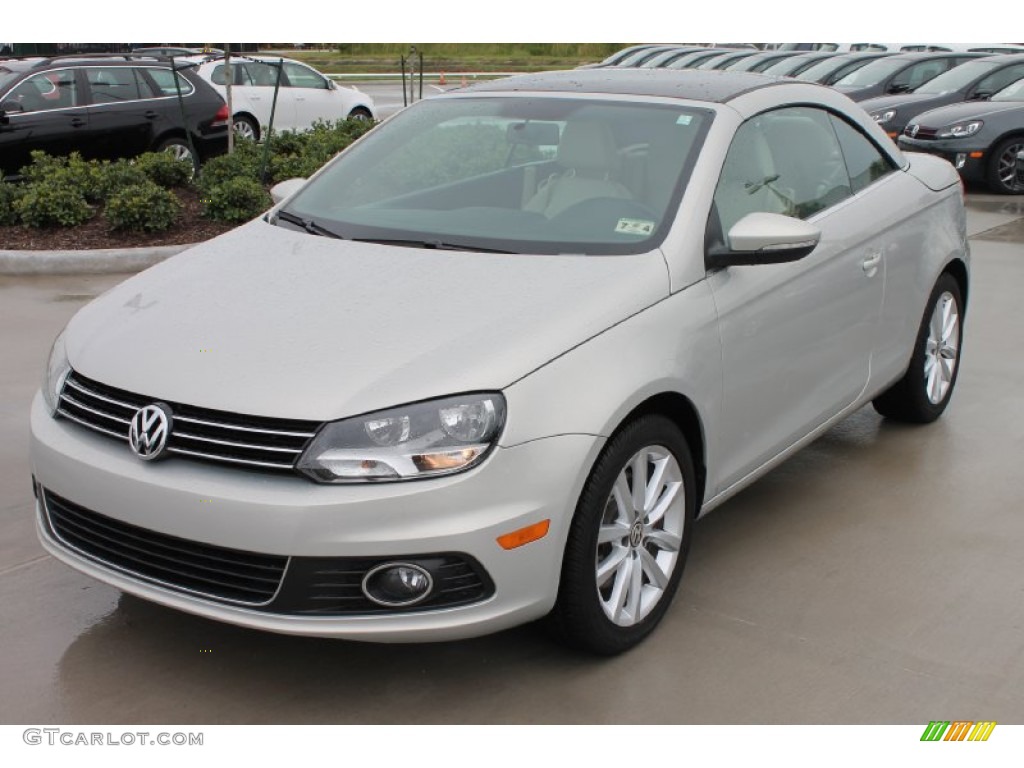 2012 Eos Komfort - Silver Leaf Metallic / Cornsilk Beige photo #14
