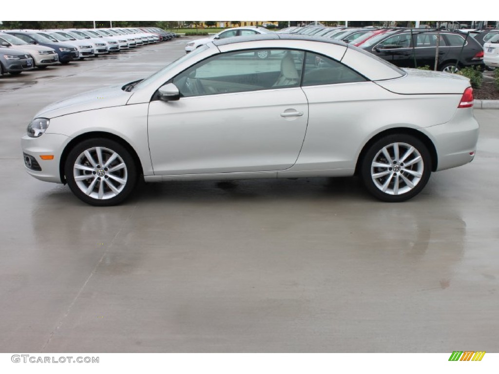 2012 Eos Komfort - Silver Leaf Metallic / Cornsilk Beige photo #15