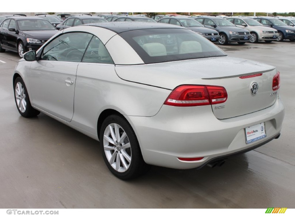 2012 Eos Komfort - Silver Leaf Metallic / Cornsilk Beige photo #16