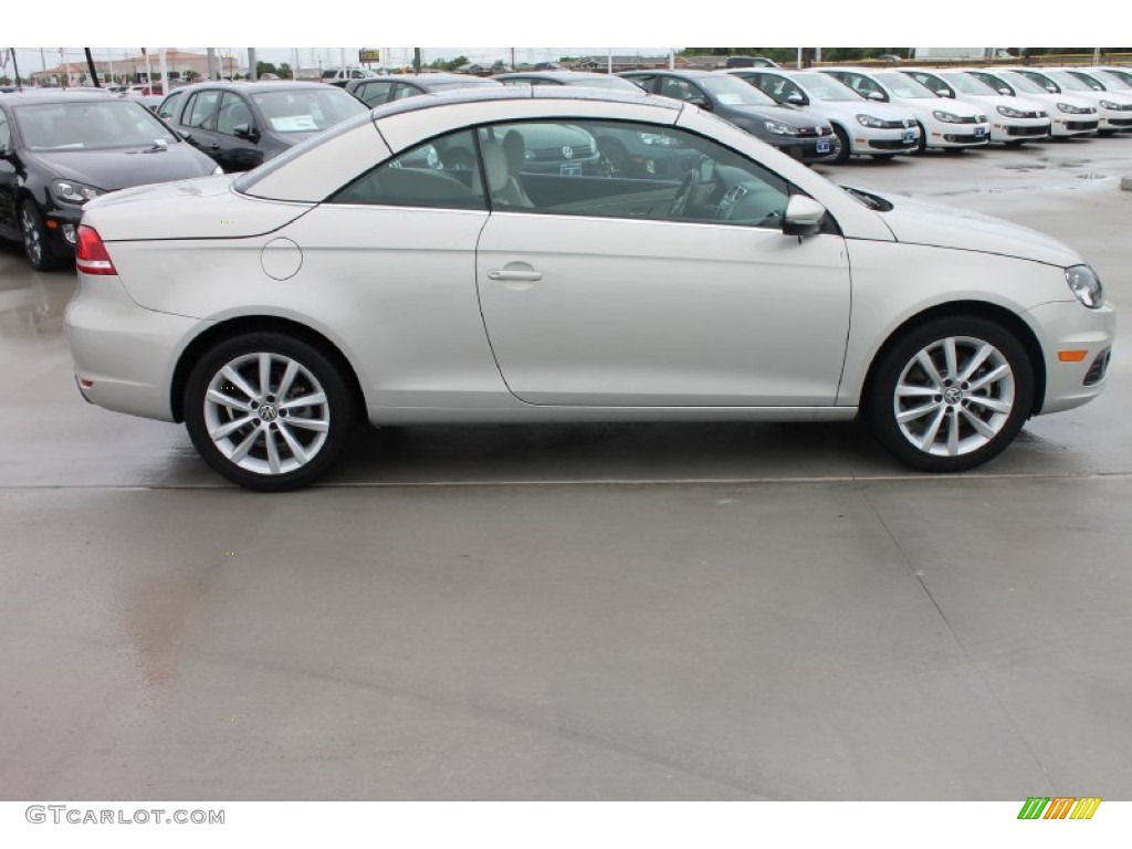 2012 Eos Komfort - Silver Leaf Metallic / Cornsilk Beige photo #18