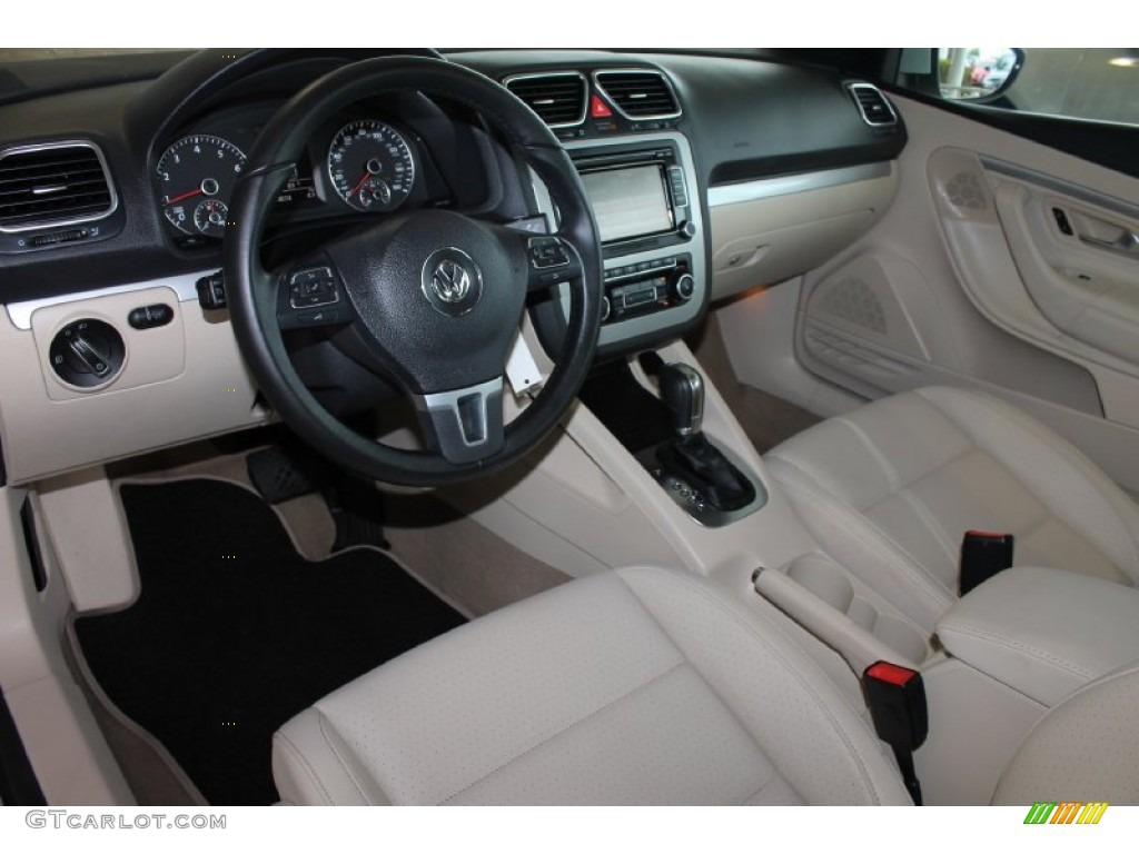2012 Eos Komfort - Silver Leaf Metallic / Cornsilk Beige photo #20