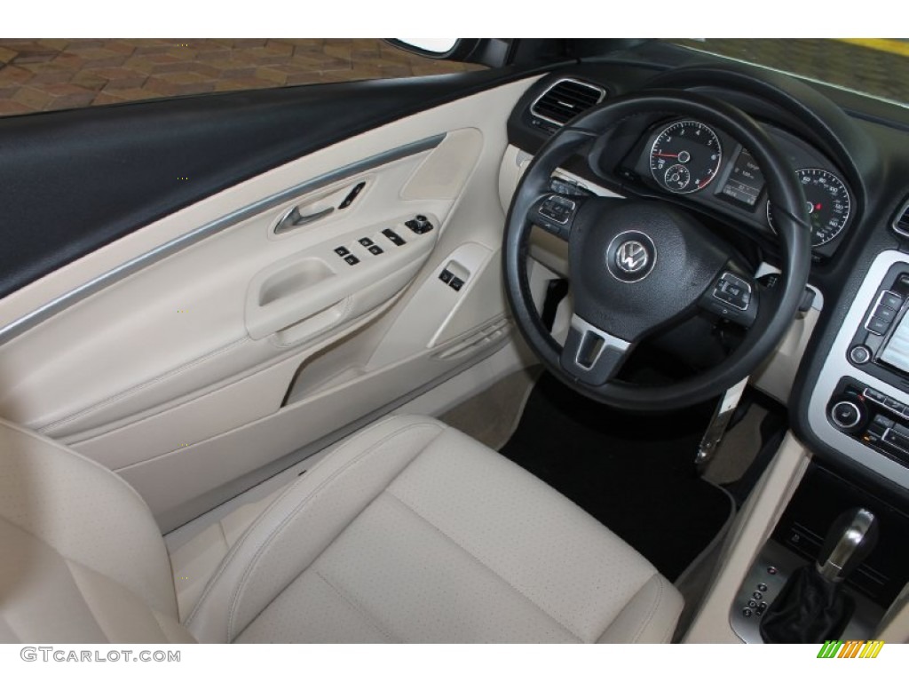 2012 Eos Komfort - Silver Leaf Metallic / Cornsilk Beige photo #41