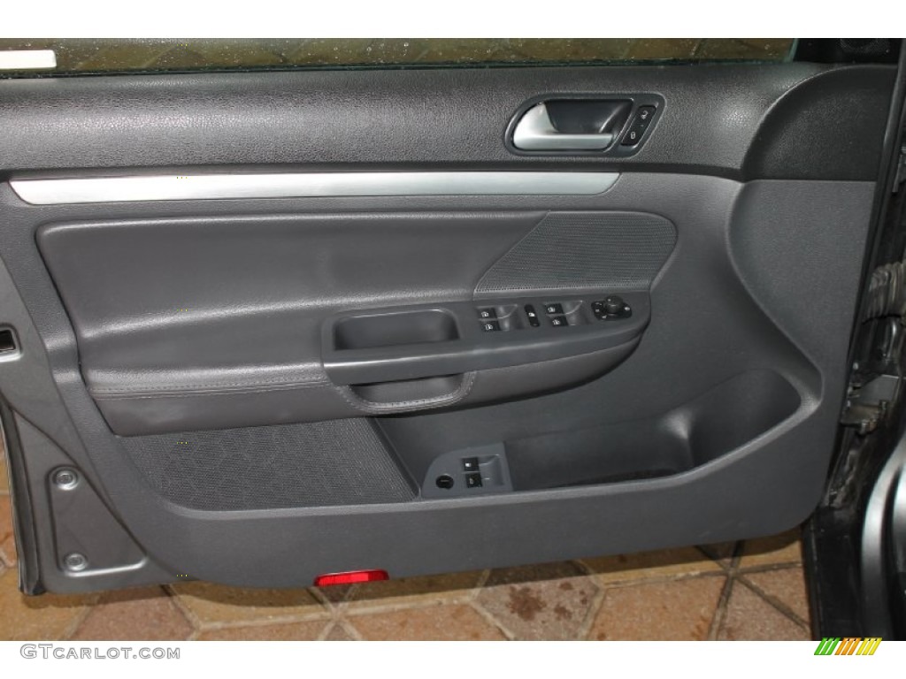 2008 Volkswagen GLI Sedan Anthracite Door Panel Photo #83620401