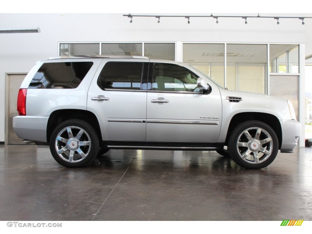 Radiant Silver Metallic 2013 Cadillac Escalade Luxury Exterior Photo #83620479